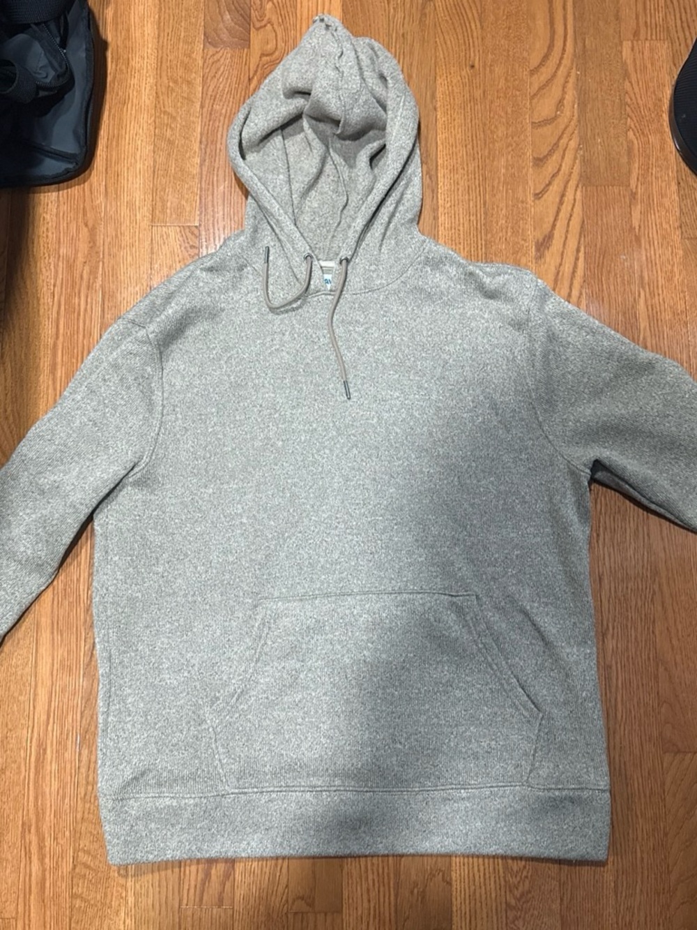 Old Navy Heather Gray Hooded Pullover Sweatshirt